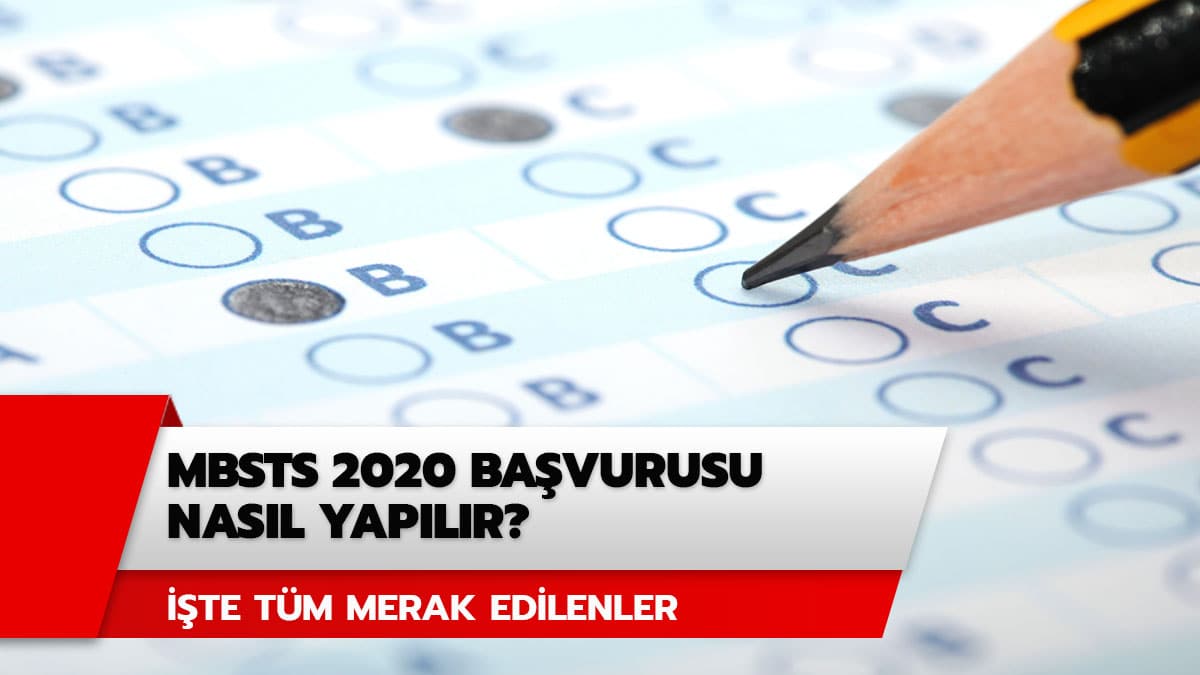 MBSTS 2020 ba�vuru �creti hangi bankaya yat�r�lacak? MBSTS ba�vurusu nas�l yap�l�r?