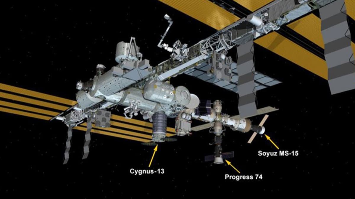 'Cyngus' kargo mekii Uluslararas Uzay stasyonu'na ulat