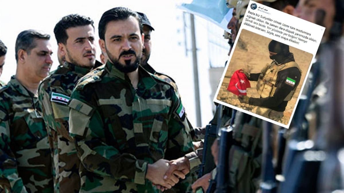 Suriye Milli Ordusu komutannn dlib paylam gndem oldu