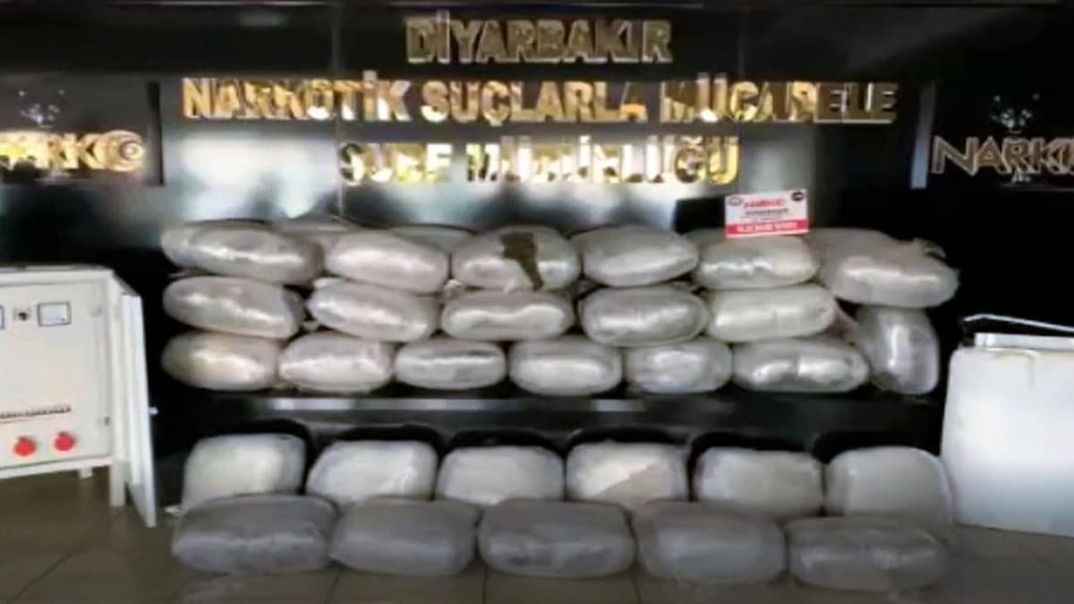 Diyarbakr'da ylbandan bu yana 1 tondan fazla uyuturucu ele geti