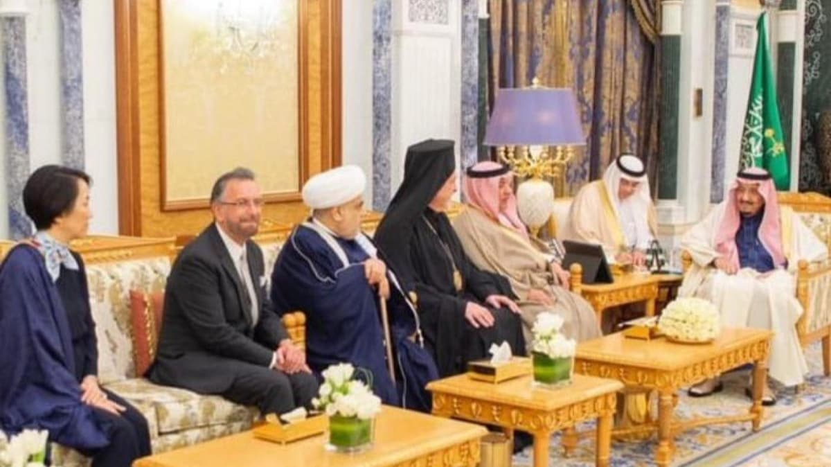 Suudi Arabistan Kral saraynda srailli Haham Rosen'i kabul etti
