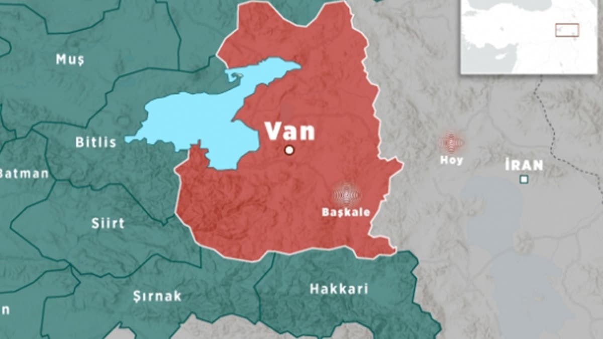 ran'da 5,7 byklndeki yeni deprem Van'da panie neden oldu