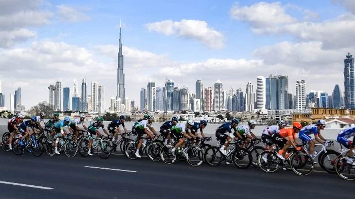 srail takm BAE'de dzenlenen ''2020 UAE Tour'' bisiklet yarna katlyor