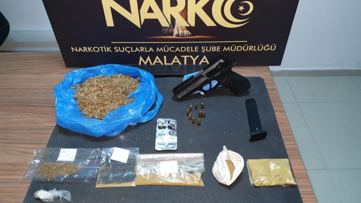 Malatya'da uyuturucu ticaretine 10 tutuklama