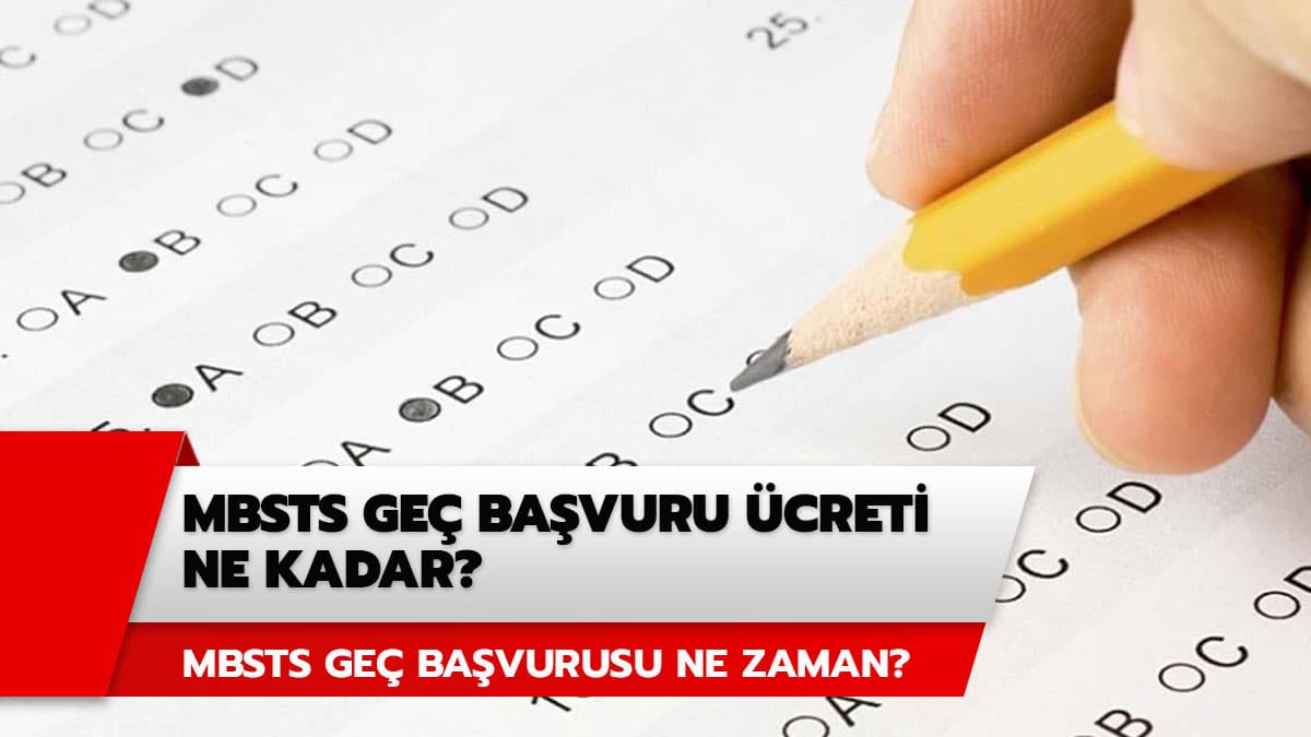 MBSTS 2020 ge� ba�vuru �creti ne kadar?