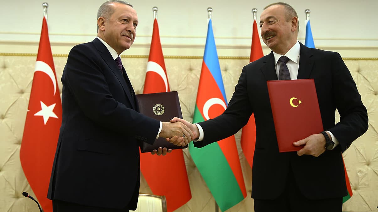 Ba�kan Erdo�an: Bu, Nah��van'�n ba��ms�zl���n� elinden alanlara bir cevap