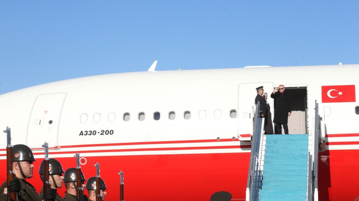 Cumhurbakan Erdoan Azerbaycan'a gitti