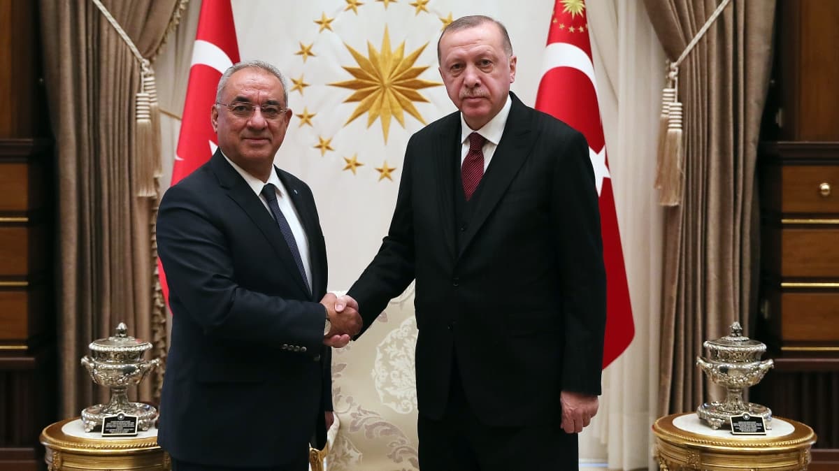 DSP Genel Bakan Aksakal, Cumhurbakan Erdoan ile grmesini anlatt