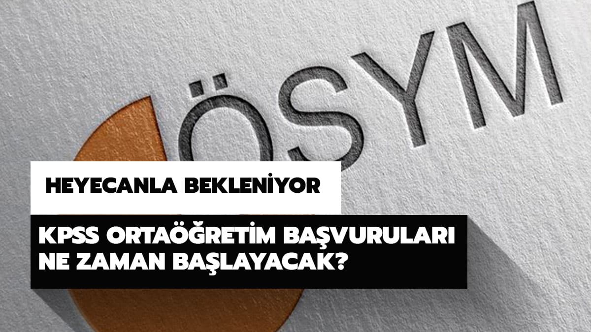KPSS 2020 orta��retim s�nav� ne zaman?
