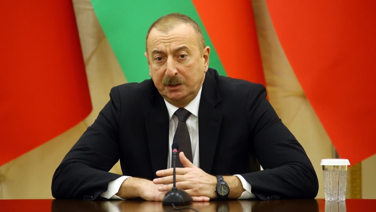 Azerbaycan Cumhurbakan Aliyev'den Bakan Erdoan'a dlib'deki ehitler iin basal mesaj