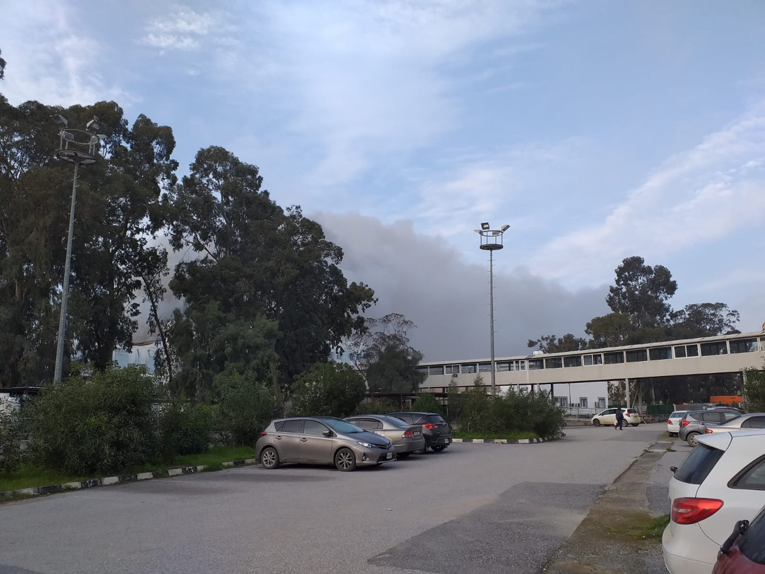 Lefko�a Devlet Hastanesi'nde yang�n ��kt�