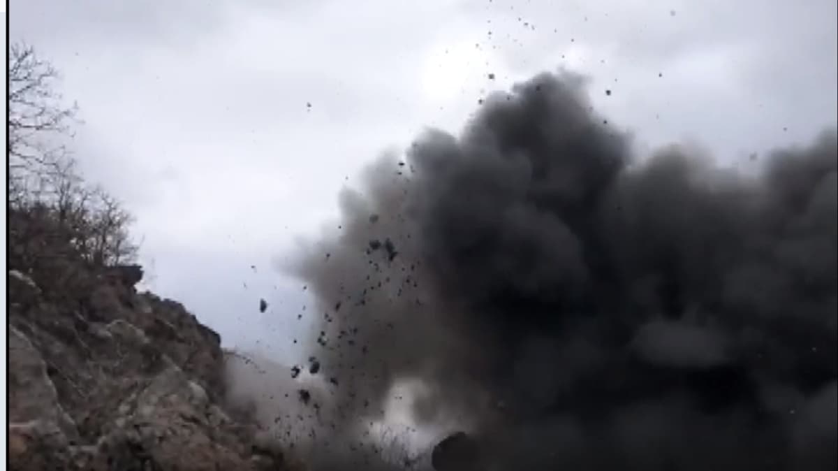 Siirt'te PKK'l terristlerce tuzaklanan patlayc imha edildi