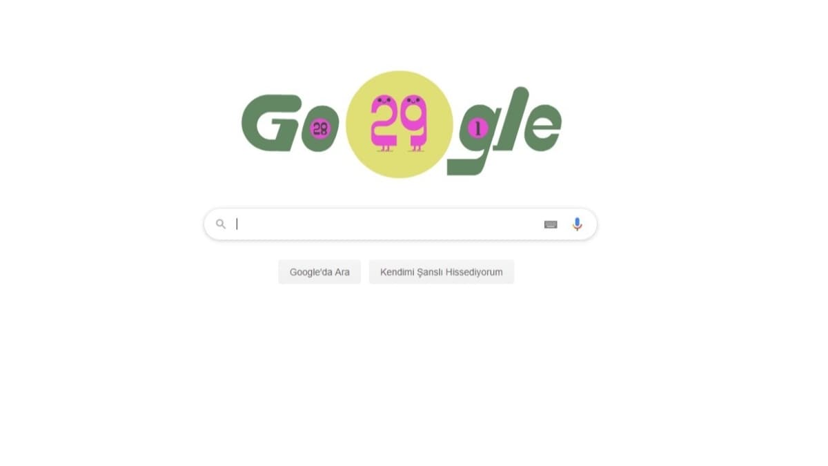 Google'dan Artk Gn zel doodle'