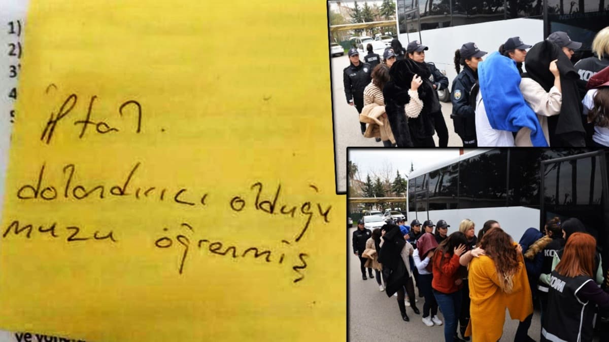 Dolandrclarn notlar artt: ok mal, iptal dolandrc olduumuzu anlad