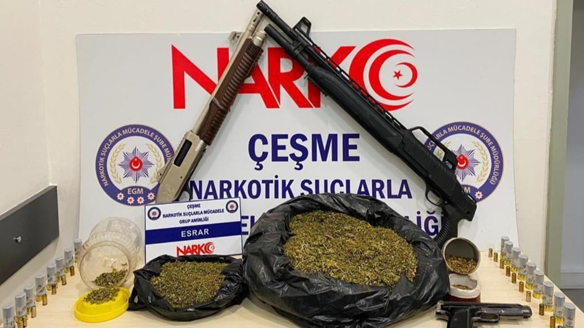 Bağ evine uyuşturucu baskını: 1 tutuklama