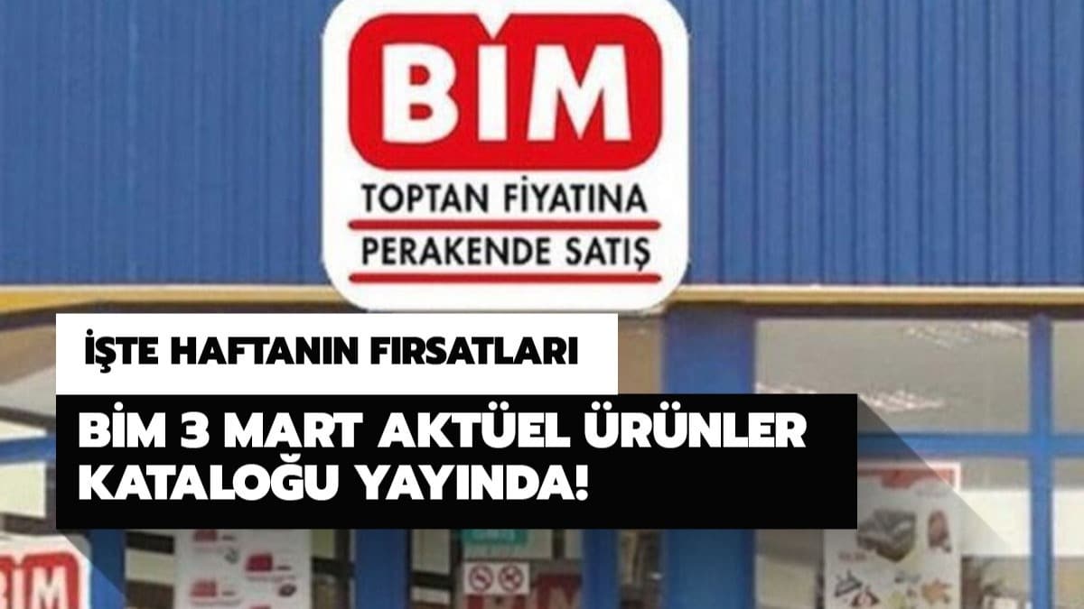 BM 3 Mart aktel rnler katalou yaynda! 