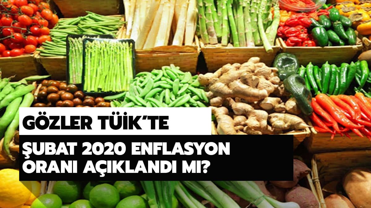 �ubat 2020 enflasyon rakamlar� a��kland�! �ubat ay� 2020 enflasyon oran� ne oldu?