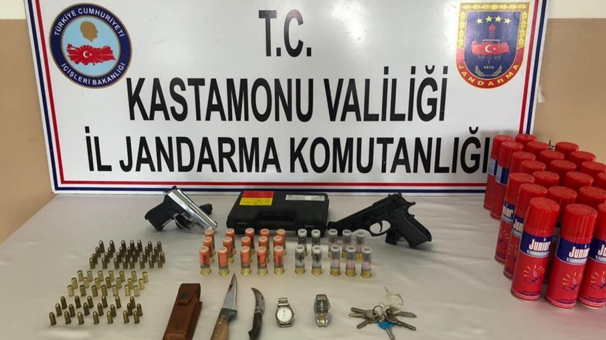 ald silahlar tabutta saklayan zanl tutukland
