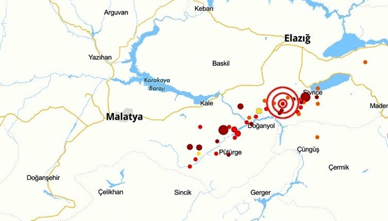 Malatya'da bir ayda 640 art�� deprem meydana geldi