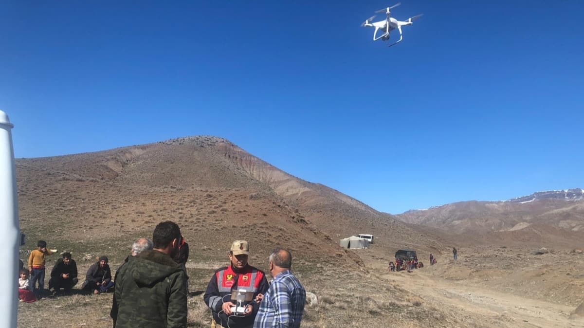 Kaak avclara drone destekli sust