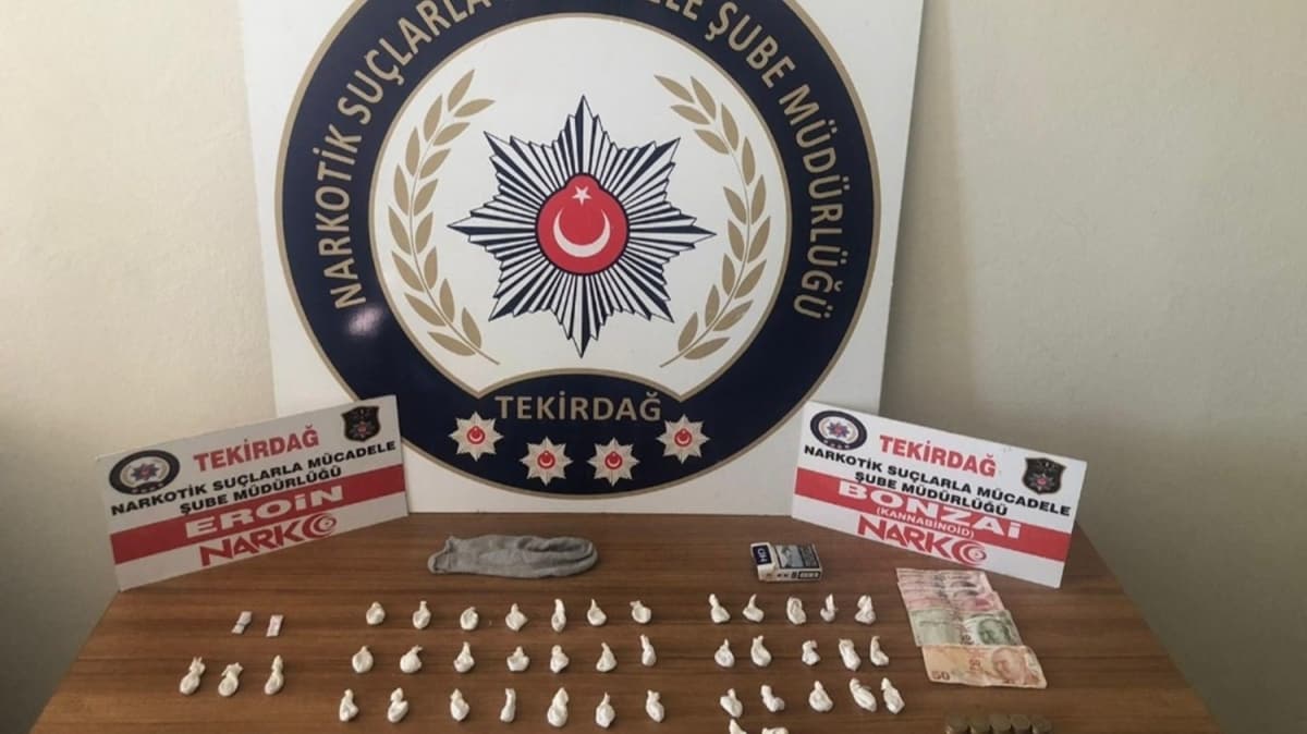 Uyuturucu operasyonuna 1 gzalt 
