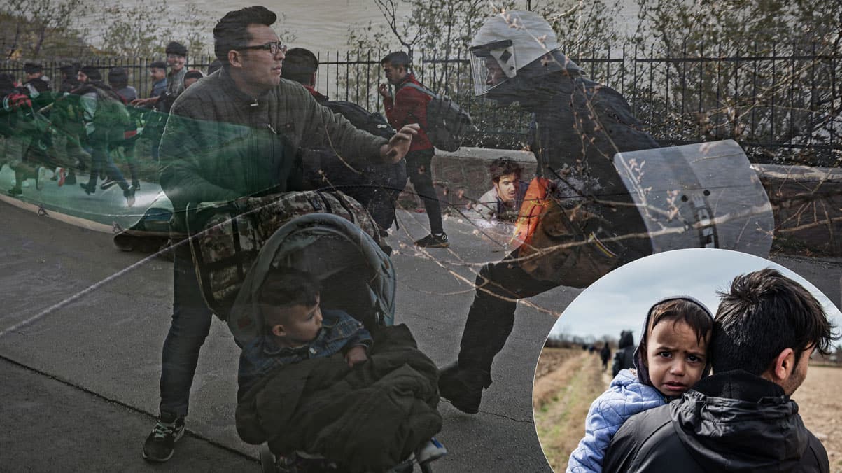 M�ltecilere yap�lan zulme bu kez Yunan halk� kar�� ��kt�!