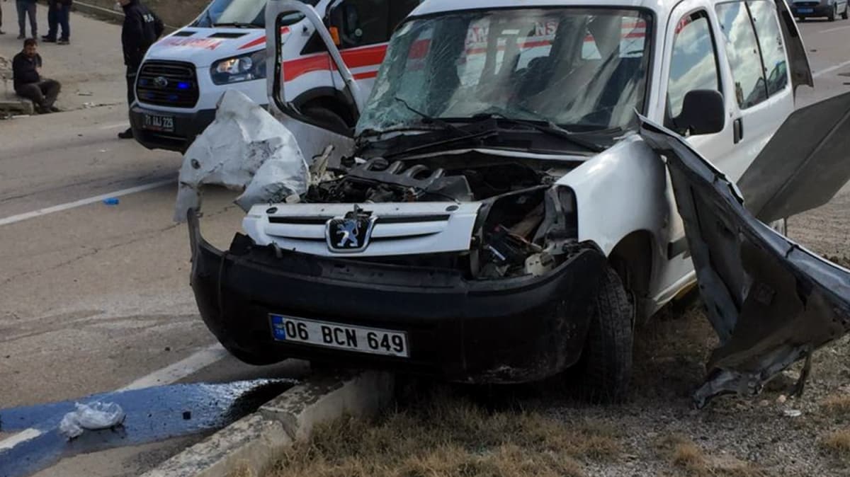 Krkkale'de trafik kazas: 4 yaral