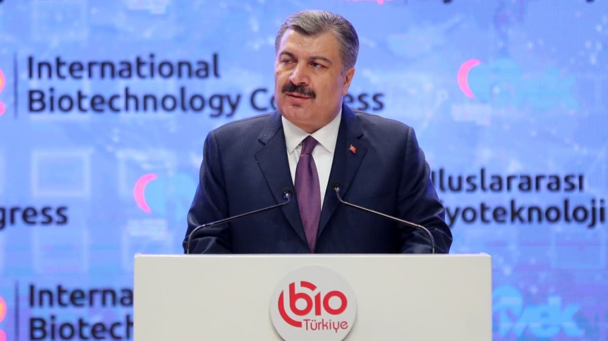 Salk Bakan Koca: Biyoteknolojik almalar mit vadetmekte