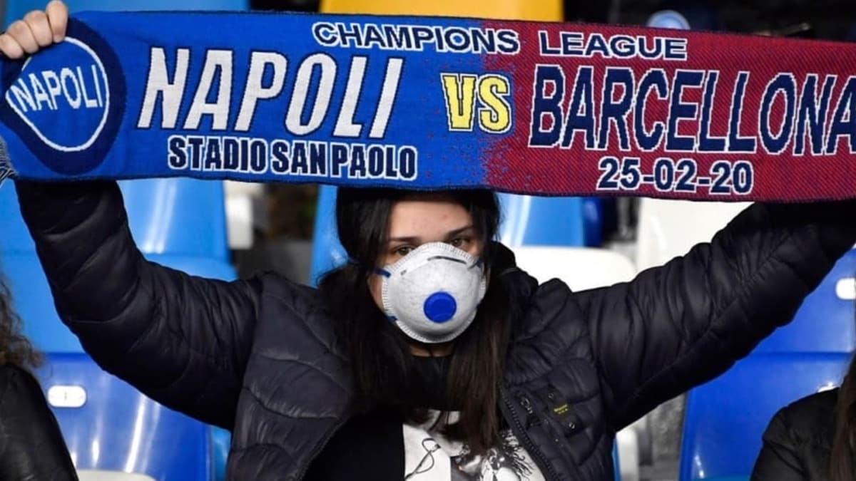 Barcelona Napoli karlamas seyircisiz oynanacak