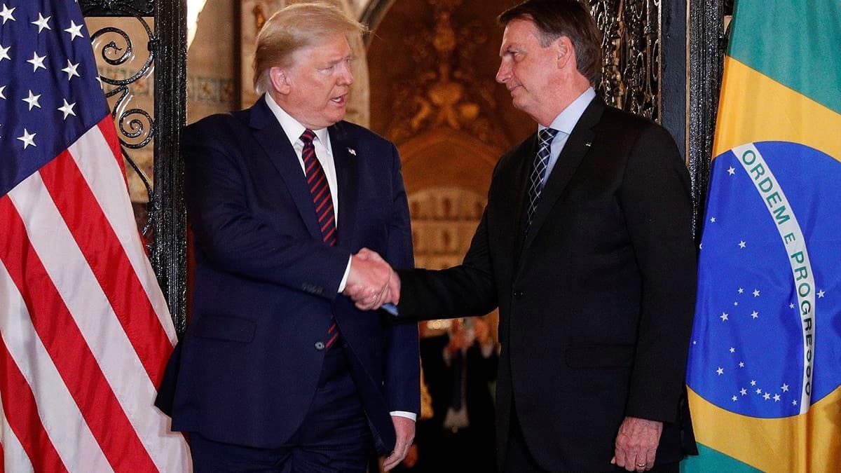 Brezilya Devlet Bakan Bolsonaro'da koronavirs phesi: Geen hafta Trump'la grmt