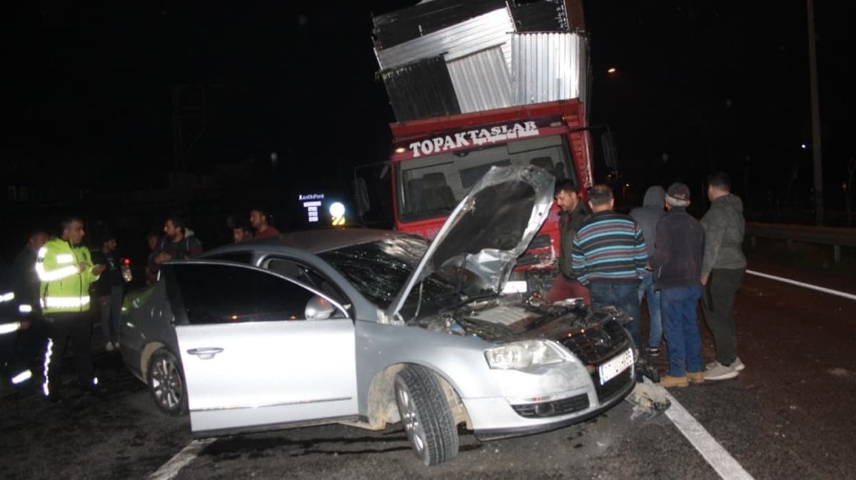 Kazaya geliyorum dedi