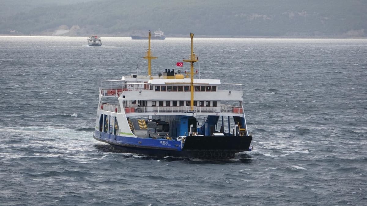 Gkeada ile Gney Marmara hattnda feribot seferleri iptal