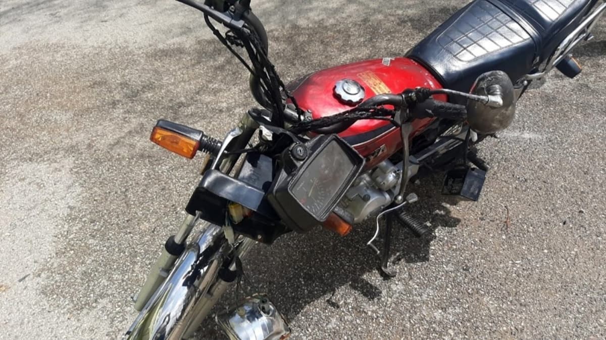 Sahibine kzd motosikleti atee verdi 