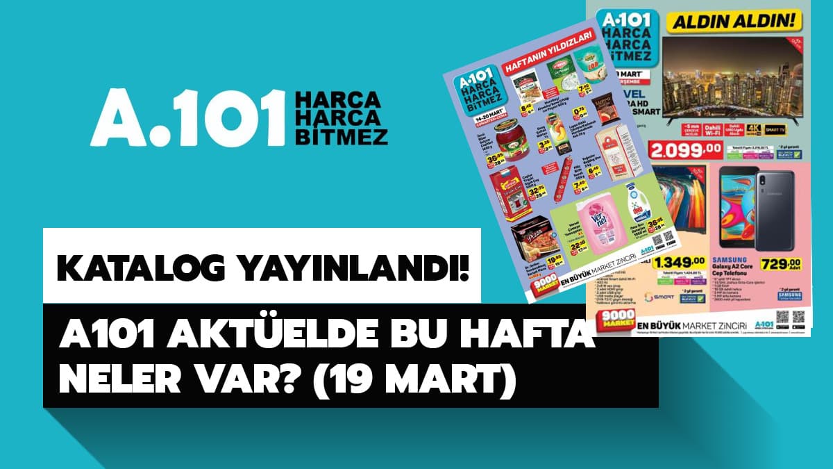 A101 19 Mart 2020 akt�el �r�nler sat��ta! A101 akt�el katalo�unda bu hafta neler var?