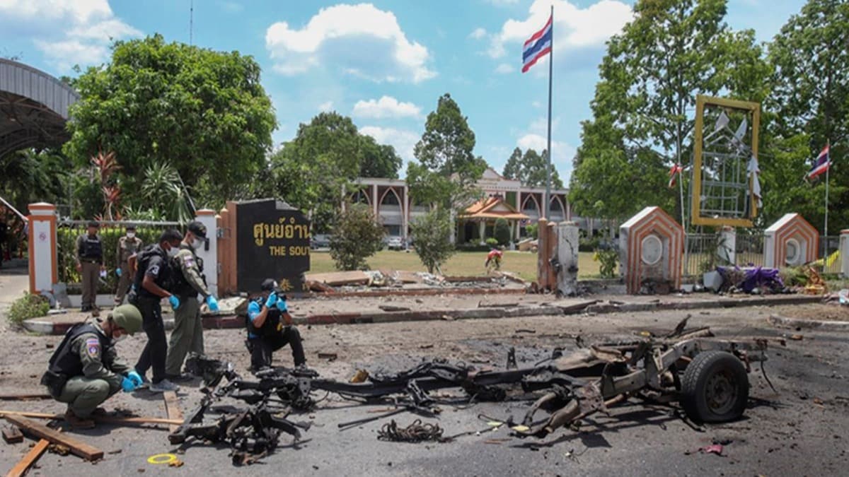 Tayland'da kamu binasna iki bombal saldr: 25 yaral