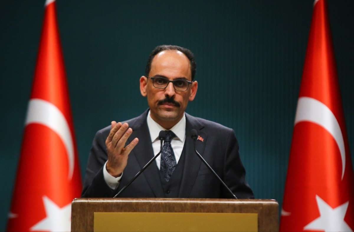 Cumhurba�kanl��� S�zc�s� Kal�n'�n sesinden '�nce Osman A��d�'