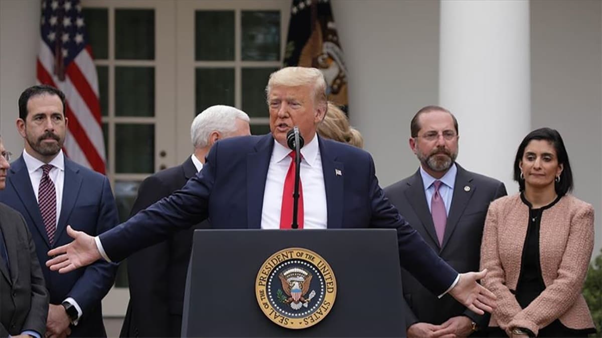 Trump sosyal medyadan yazd: Dnya gizli bir dmanla sava halinde 