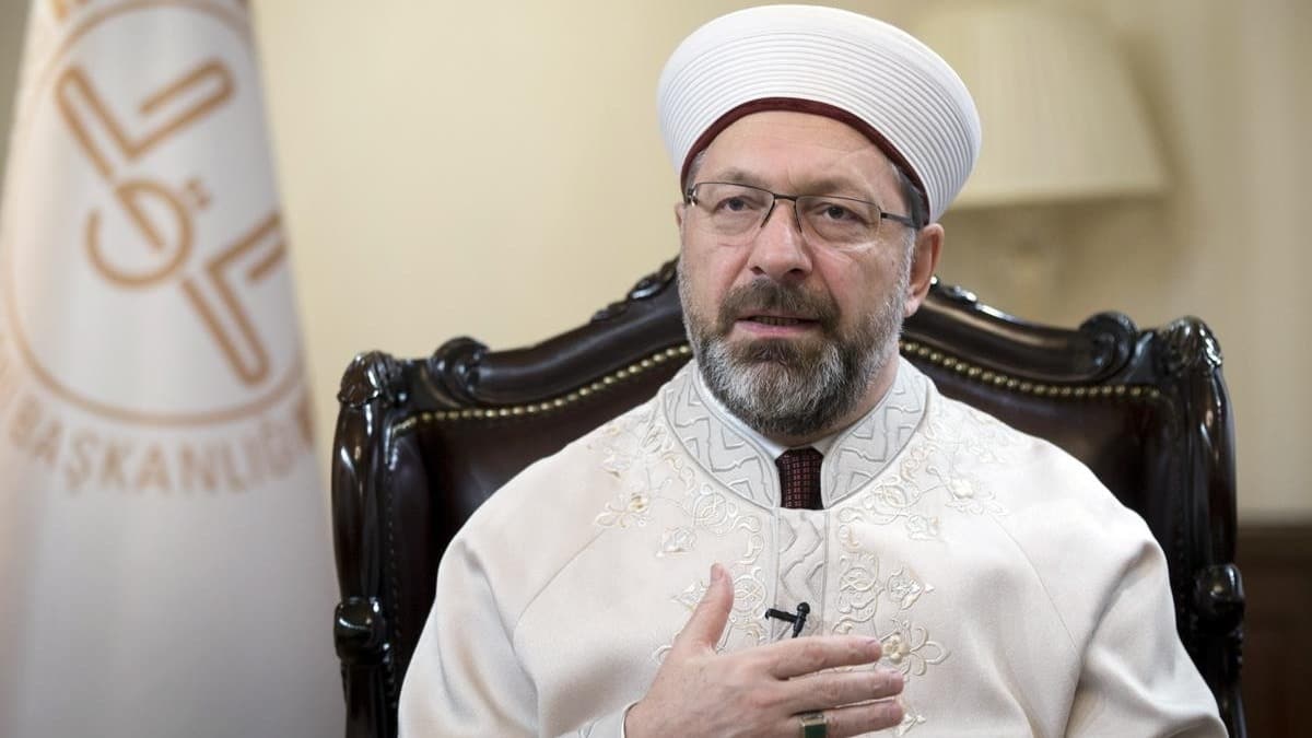 Diyanet leri Bakan Ali Erba'tan cuma mesaj