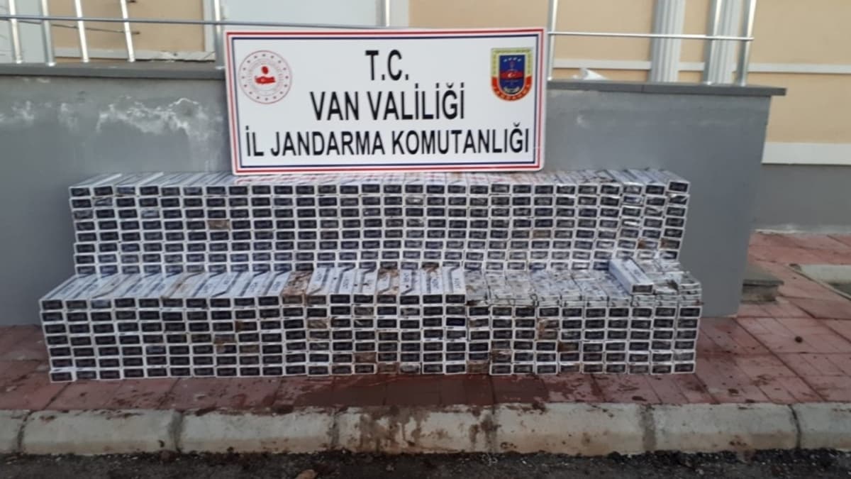 6 bin paket kaak sigara yakaland 