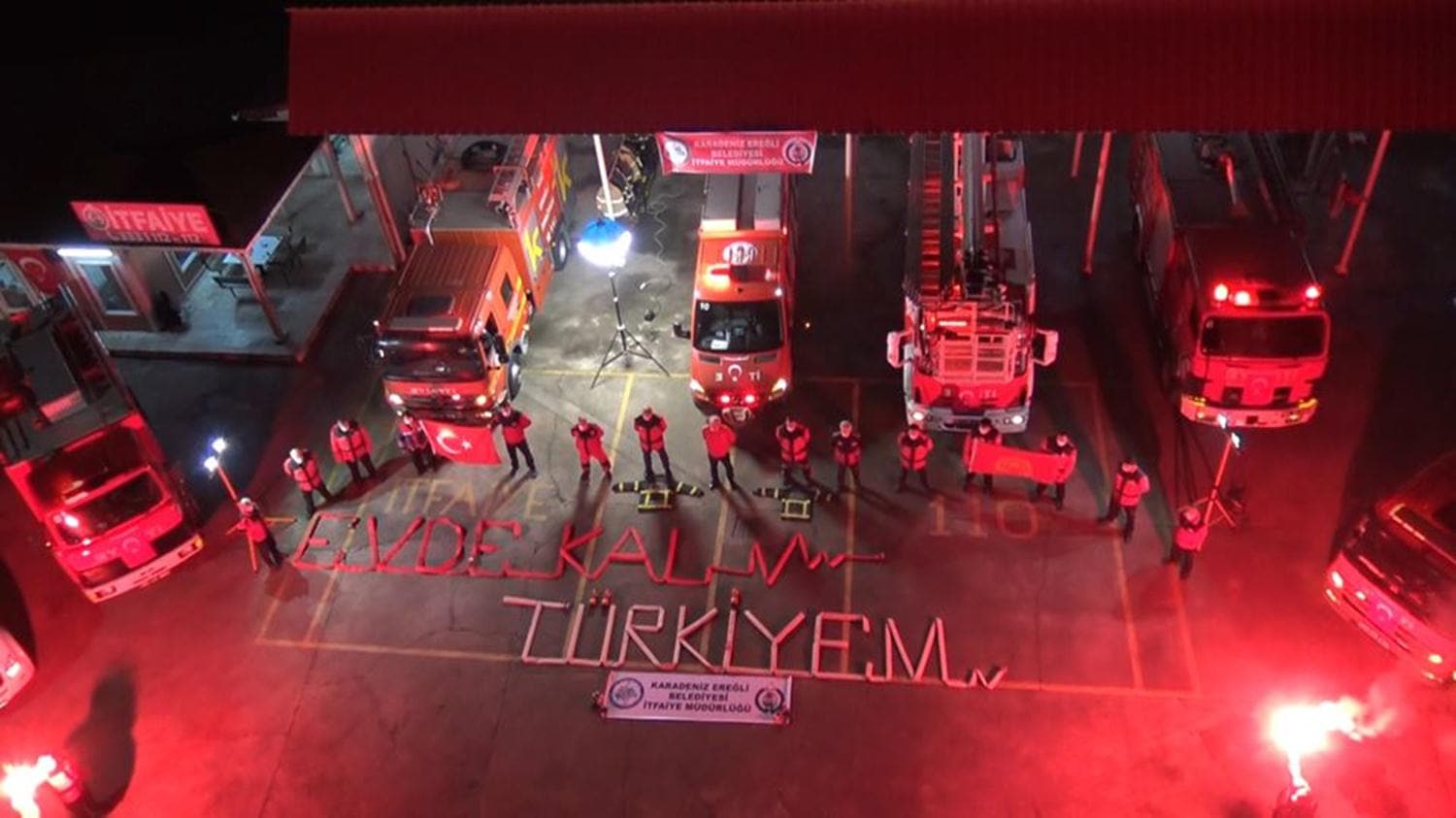 �tfaiyecilerden 'evde kal' mesaj�