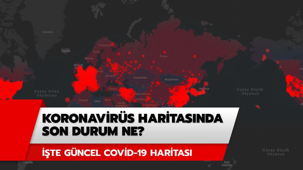 T�rkiye koronavir�s haritas�na g�re ka� ki�i �ld�? ��te g�ncel koronavir�s haritas�
