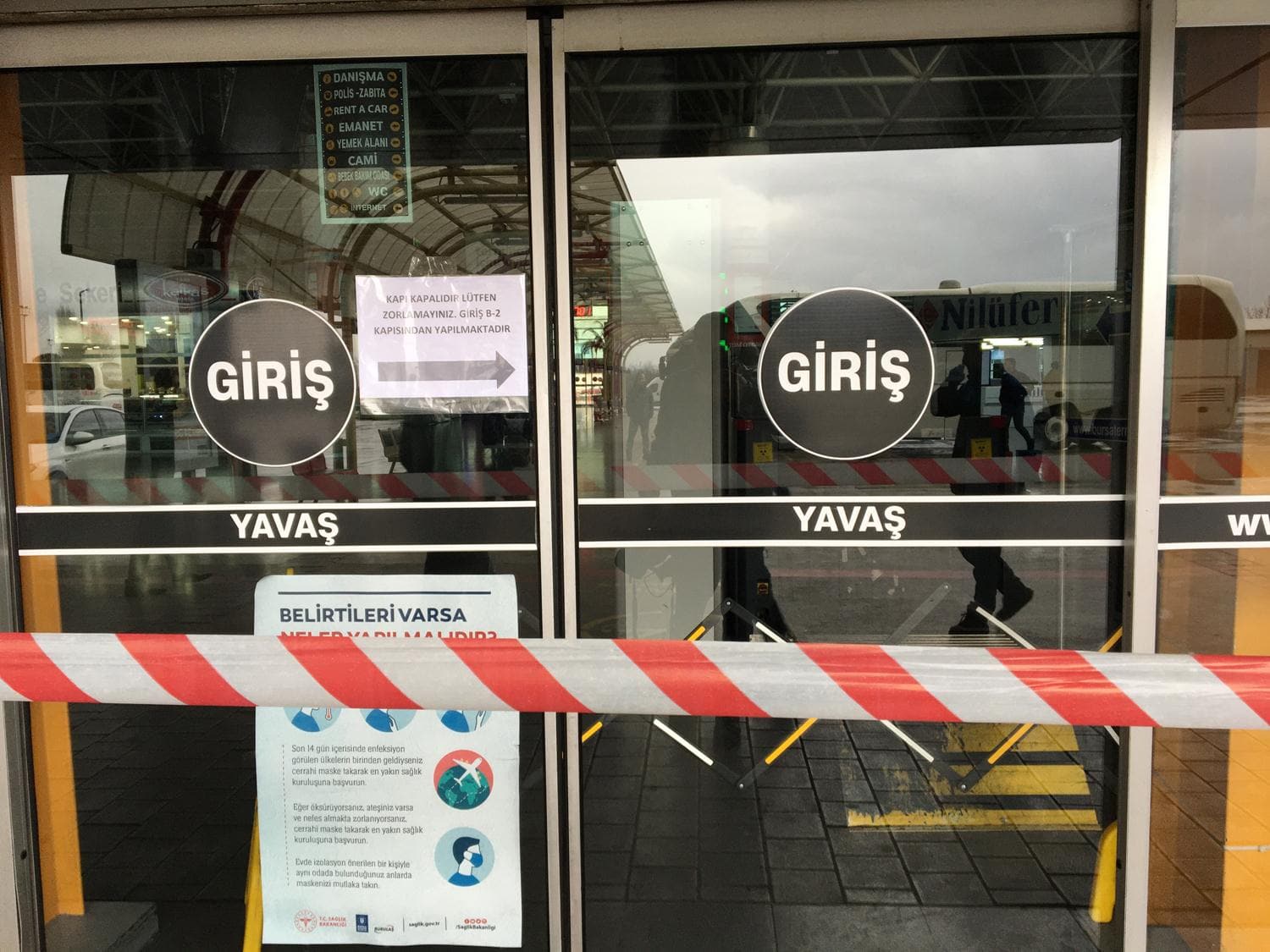 Bursa'da �ehirleraras� otob�s terminalleri kapand�