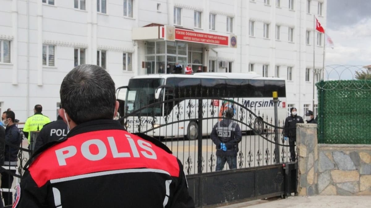KKTC'den gelen 141 kii, Karaman'da karantinaya alnd 
