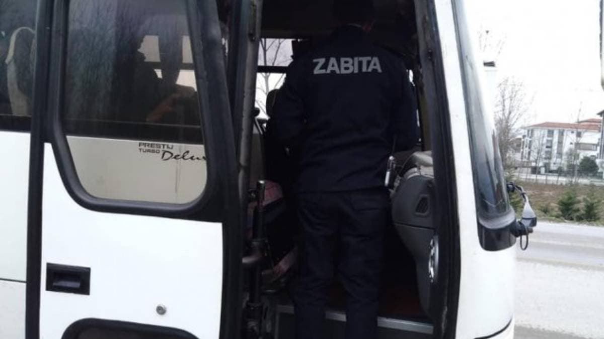 '�zin belgesiz �ehirler aras� ta��mac�l�k' yapan otob�s �of�r�ne ceza kesildi