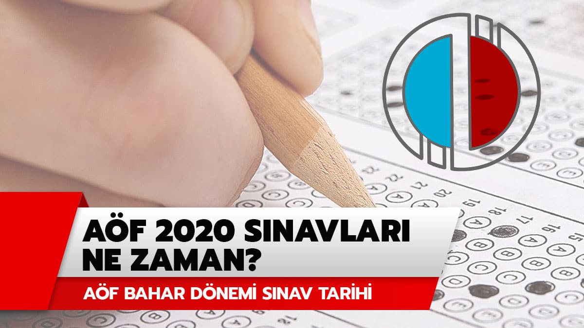 A�F 2020 ne zaman? A�F vize s�navlar� ne zaman yap�lacak?