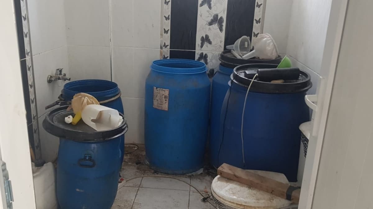 Polis 1750 litre sahte iki yakalad 