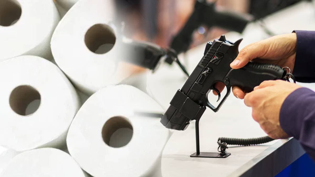 Kimi silah kimi de tuvalet ka��d�na ak�n etti