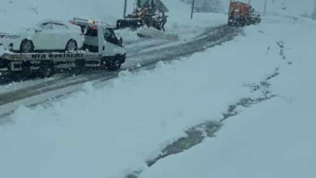 Kar nedeniyle 281 ky yolu kapand