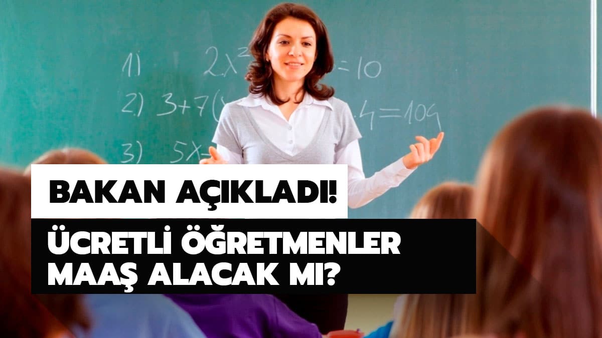 �cretli ��retmenler tatilde maa� alacak m�? Berat Albayrak ve Ziya Sel�uk'tan �cretli ��retmenler i�in maa� a��klamas�!