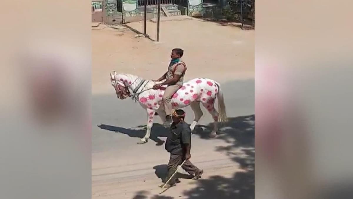 Bunu da yaptlar! Hindistan'da ilgin koronavirs uyars!